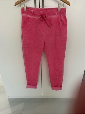 Pink Pull-On comfy  Pants
